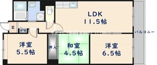 アンドユーイワキ東大阪の物件間取画像